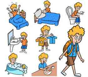 English Studies - A boy is going to School 